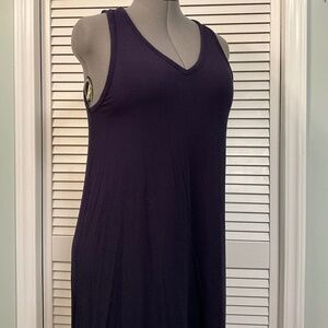 Gap casual dress A-Line V-Neck Sleeveless Dark Blue ✨